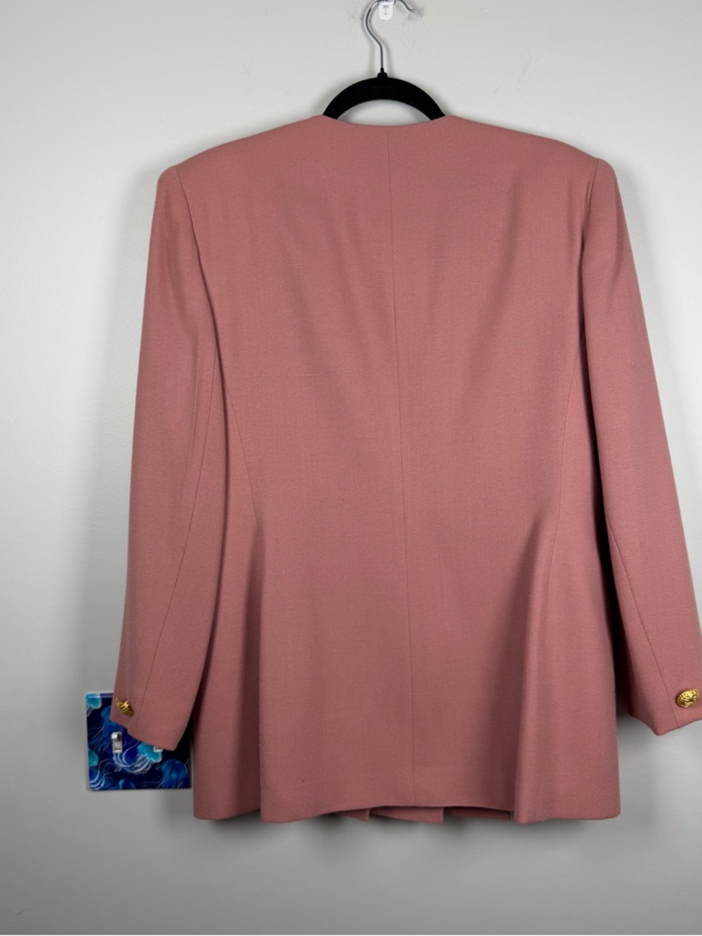 Vintage Christian Dior Pink Gold Skirt Suit Set Career Work Old Money Luxury 12 - Picture 11 of 16